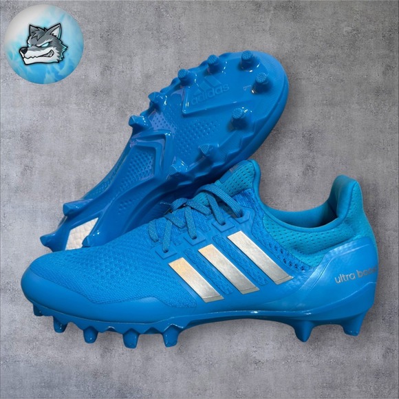 adidas Other - Adidas Ultraboost Cleat Men's Blue Silver Football Cleats JP7412 Men's Sz 14
